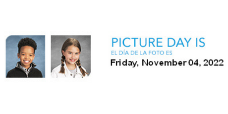 Picture Day is November 4th, 2022
